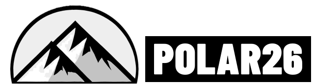 Polar26 wordmark, Mono · Dark